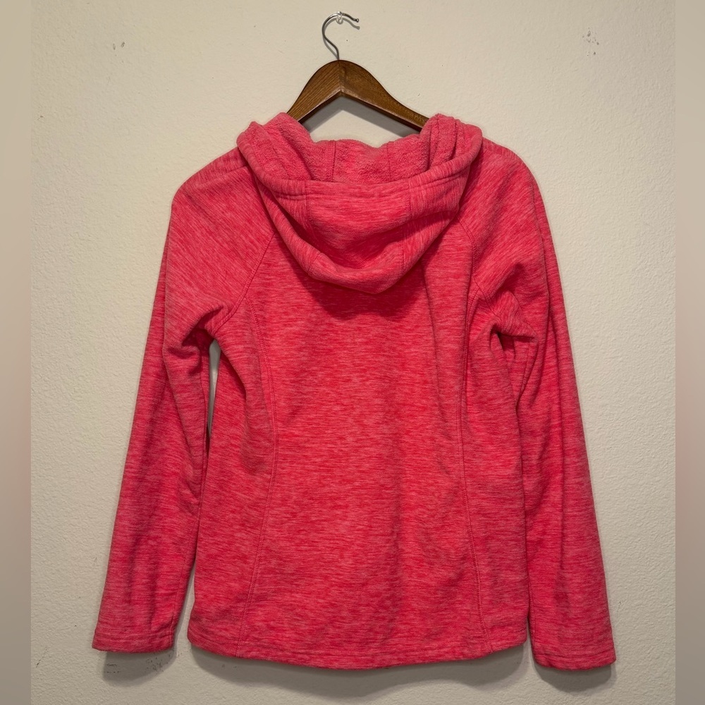 Green Tea Medium Ladies Zip-Up Hoodie Pink- Size Medium - Picture 2 of 4